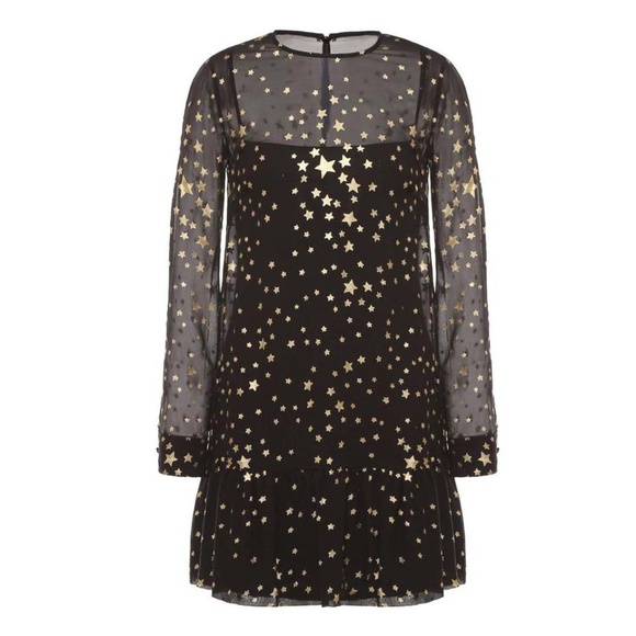 red valentino star dress